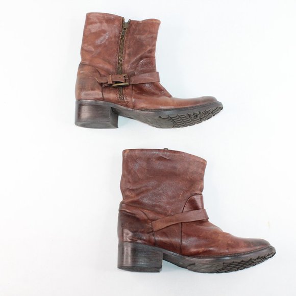 Adam Tucker Me Too Landon4 Leather Ankle Boots #122 - Picture 6 of 12